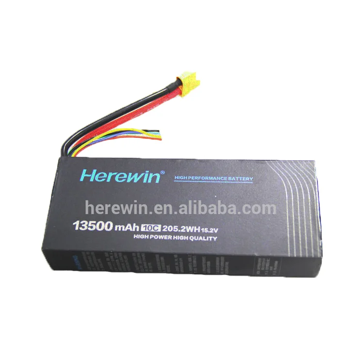 

Высокая скорость 13500Mah 13500mah 10C 4S 15,2 V литий-ионный перезаряжаемый аккумулятор для дрона