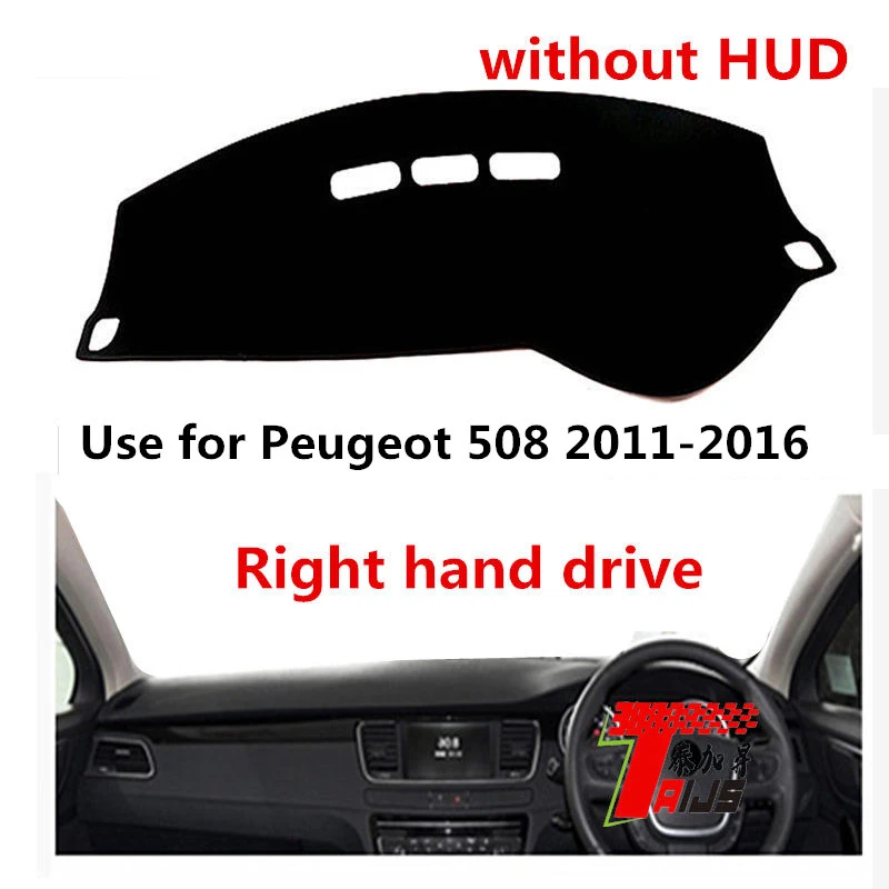 

TAIJS Заводская Высококачественная замшевая крышка приборной панели с защитой от грязи для Peugeot 508 2011-2016, лидер продаж