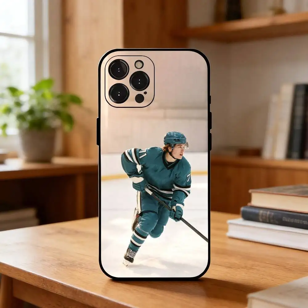 Фото COOL M-Macklin Celebrini Чехол для телефона для iPhone 17, 16, 15, 14, 13, 12 Plus, Pro Max, XS, 5G, мягкий силиконовый, черный №5
