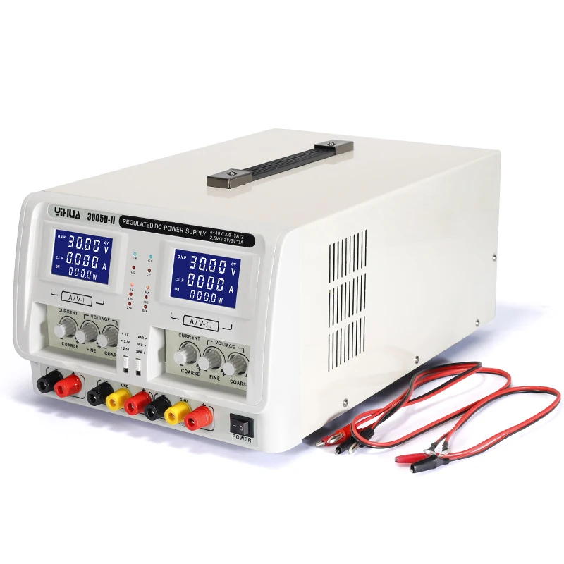 

3005D-II dual channel output variable adjustable laboratory precision dc power supply