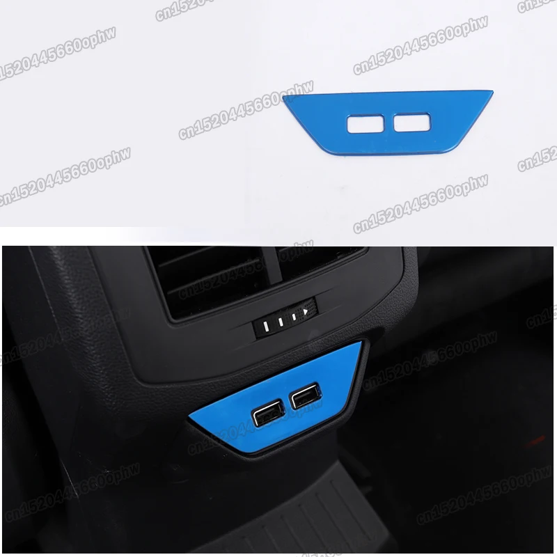 

Car Armrestr Rear USB port Panel Cover Trims for Volkswagen T ROC TROC Vw T-roc 2017 2018 2019 2020 2021 Accessories Auto 2022