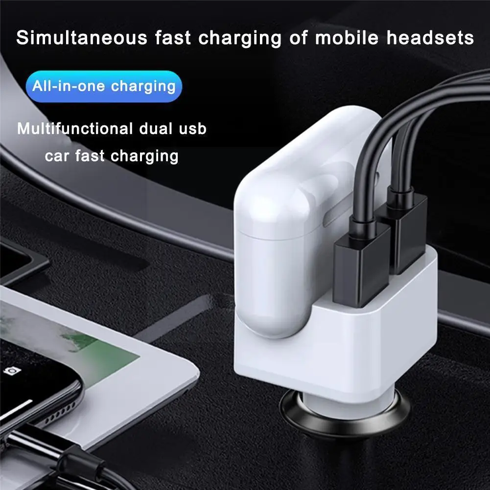 

Автомобильное зарядное устройство с 2 USB-портами, а, 1 А