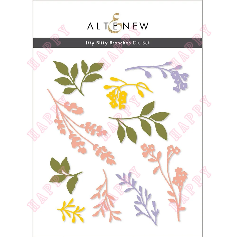 

2022 Bitty Branches Metal Craft Cutting Dies for Diy Scrapbooking Paper Diary Decoration Manual Embossing Greeting Card Handmade