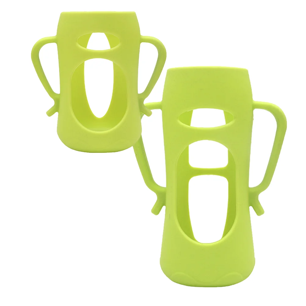 

Чехол для детской бутылочки Противоскользящий силиконовый чехол с защитой от падения