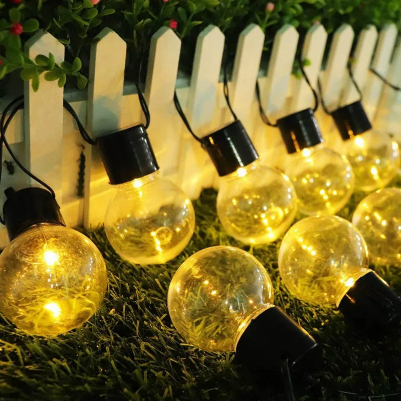 

Festoon Globe Fairy String Lights Street Bulb Lamp New Year Garden Party Holiday Wedding Decoration Led Christmas Lights Outdoor