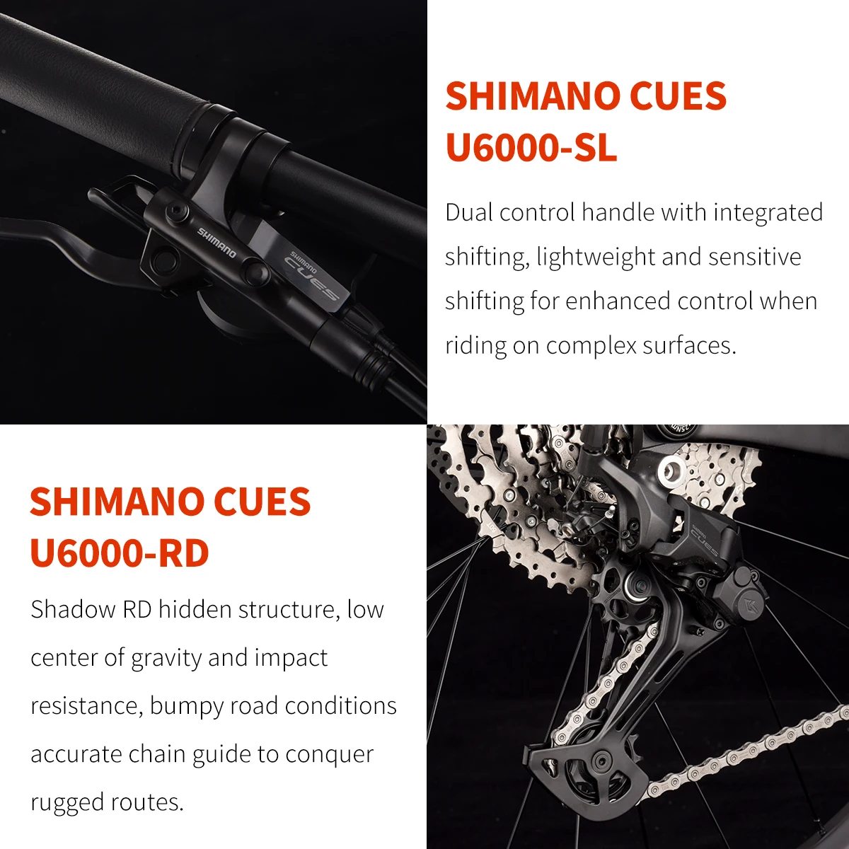 Фото Горный велосипед SAVA 2026 из углеродного волокна, 11 скоростей, с группсетом SHIMANO CUES U6020. №3