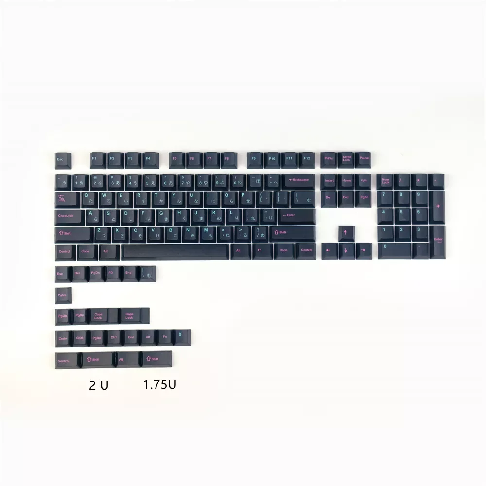 

2022 GMK 126 Keys Mechanical Keyboard Keycap Profile Dark Succubus Keycaps Japanese DYE-Sub PBT 1.75U 2U Shift For Gaming