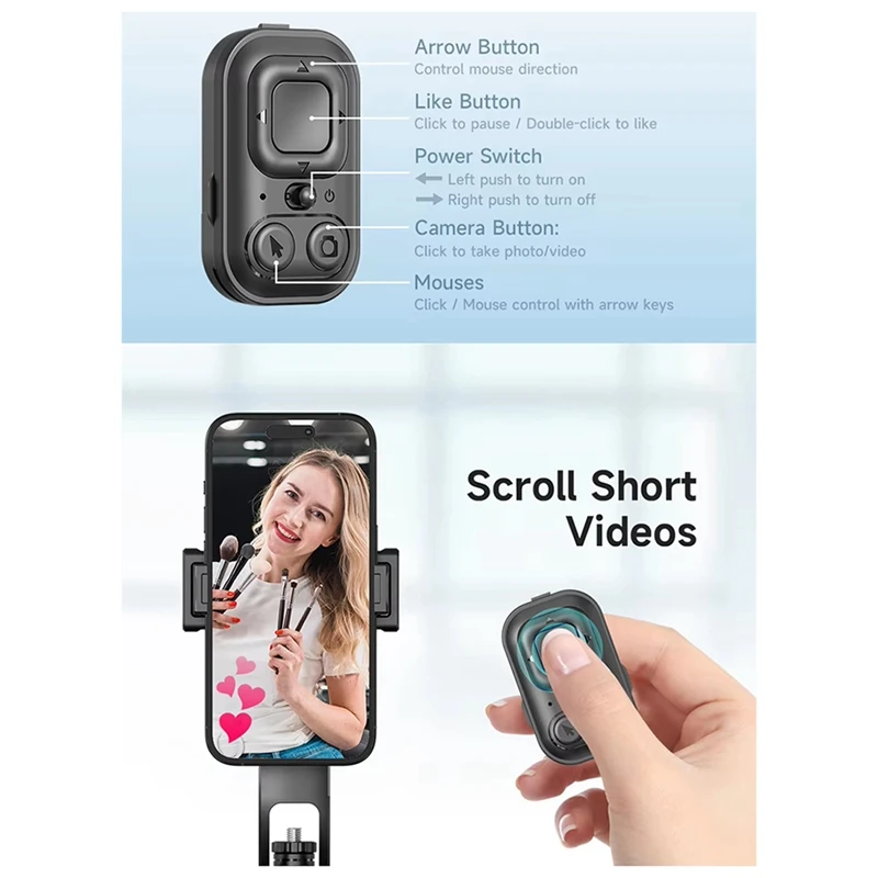 Автоматический вращающийся штатив C17 360° ° для селфи