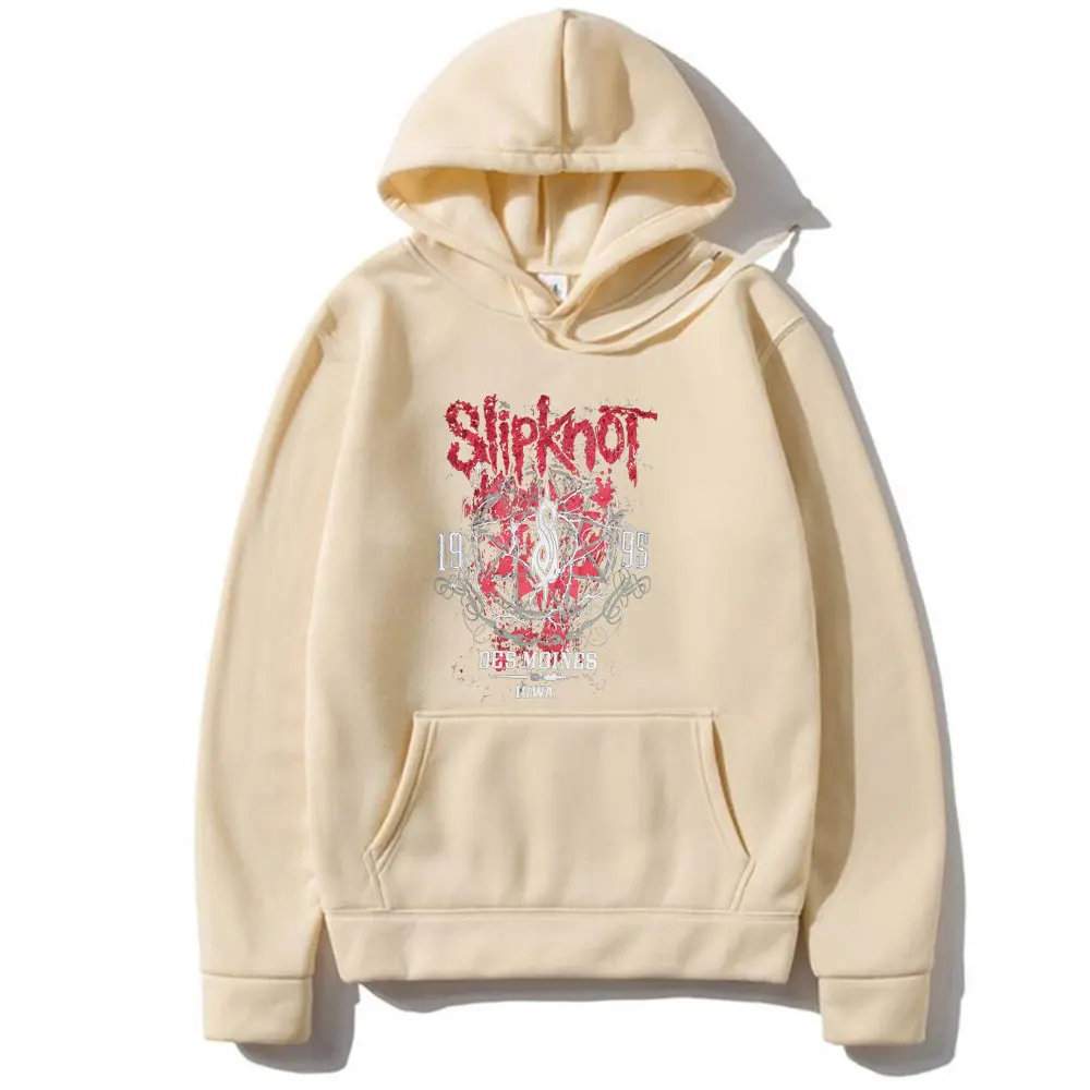 

2022 Prepare For Hell Tour Black Hoodie Men Rock Band Streetwear Men Women Slipknots 1995 Des Moines Iowa Hoodies