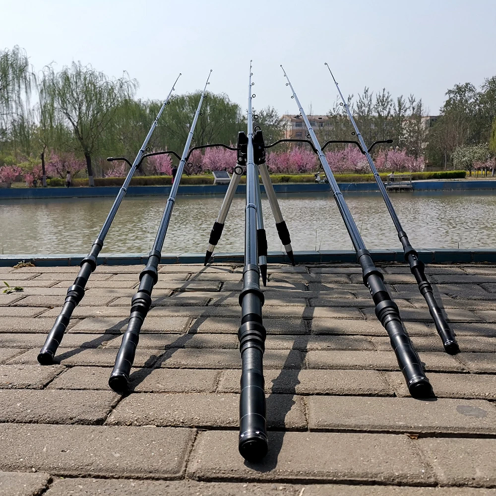 Портативная рыболовная удочка 1 8-3 0 м макс. тяга 12 кг спиннинг из углеродного