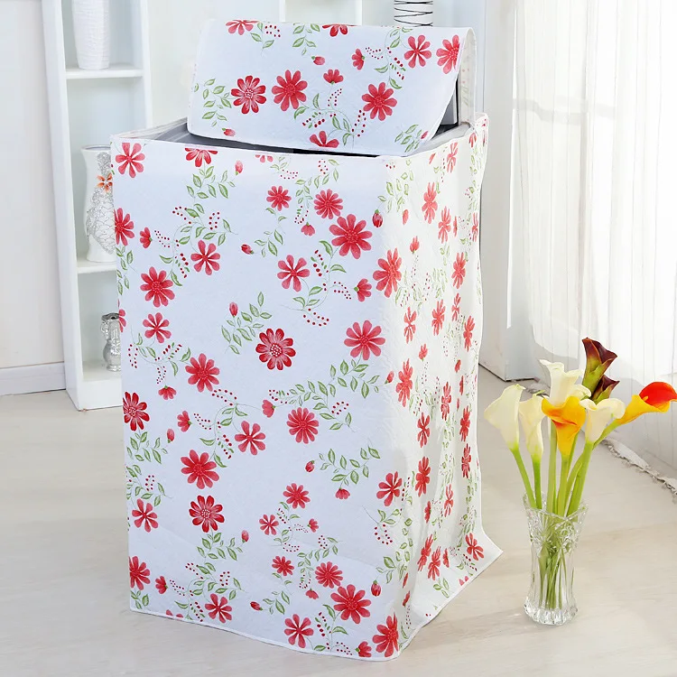 

Three-layer thickened PEVA washing machine cover waterproof and sunscreen roller type wave wheel fully automatic washing machine