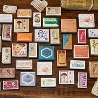 vintage record memo list time planner stamp diy wooden rubber stamps for scrapbooking stationery scrapbooking standard stamp