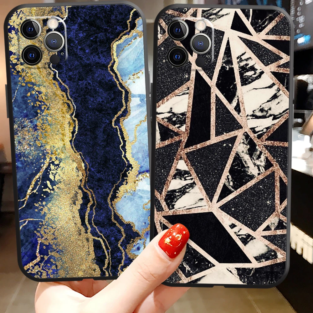 

2022 Marble Pretty Phone Cases For iPhone 11 12 Pro MAX 6S 7 8 Plus XS MAX 12 13 Mini X XR SE 2020 Carcasa Coque Funda