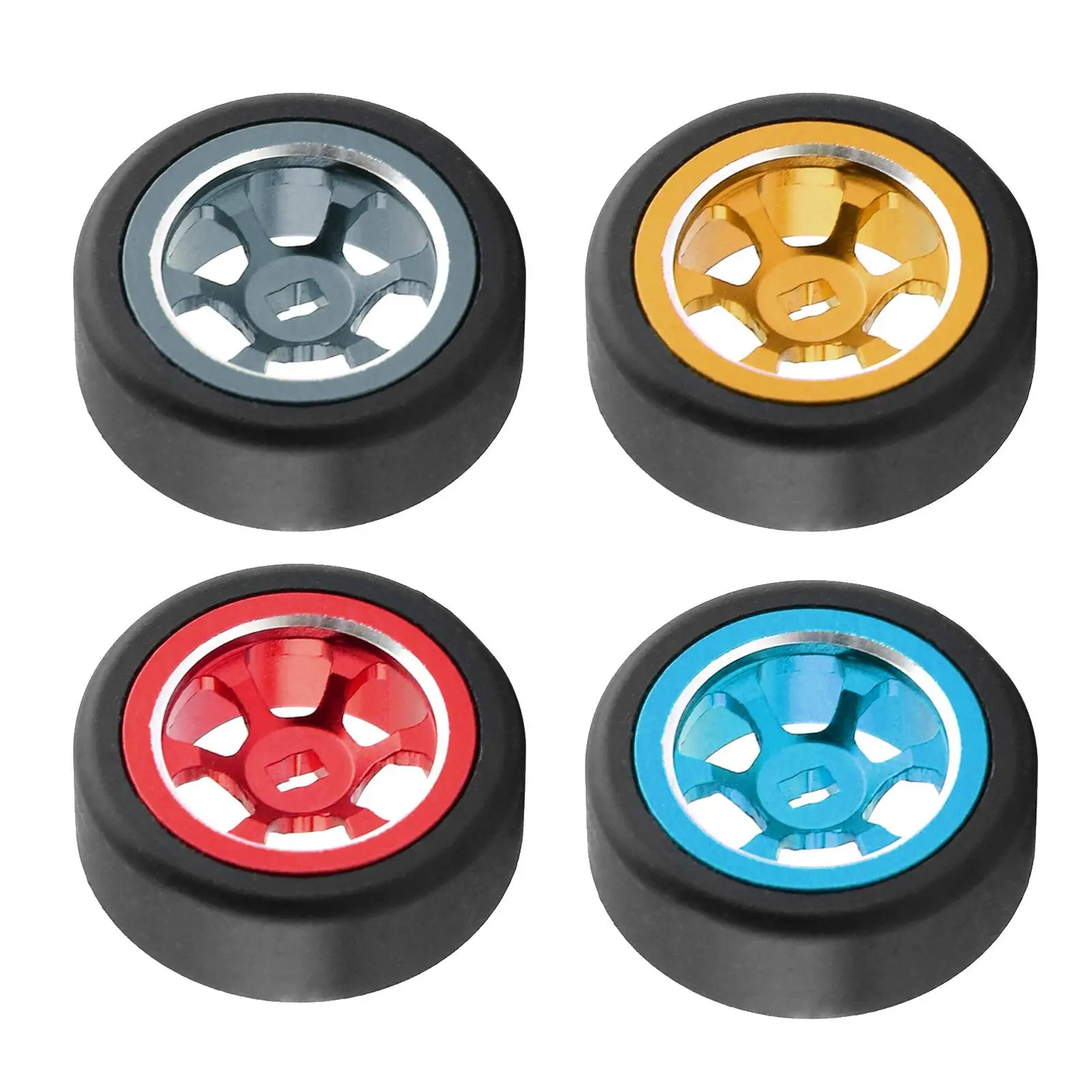 

4x Metal RC Car RC Wheel Rims Kit Remote Control Hubs Parts for K989 Crawler