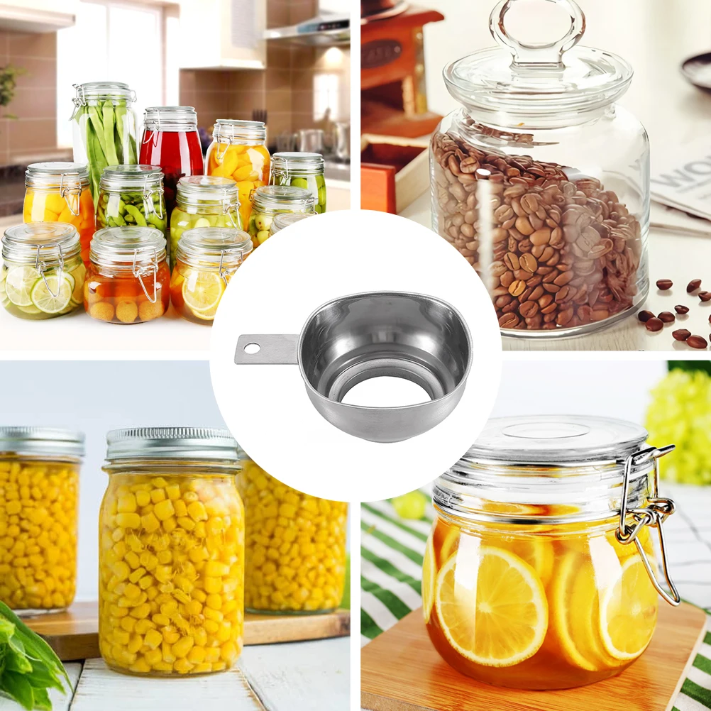 Большая открывающаяся Воронка Из Нержавеющей Стали для варенья вспомогательная