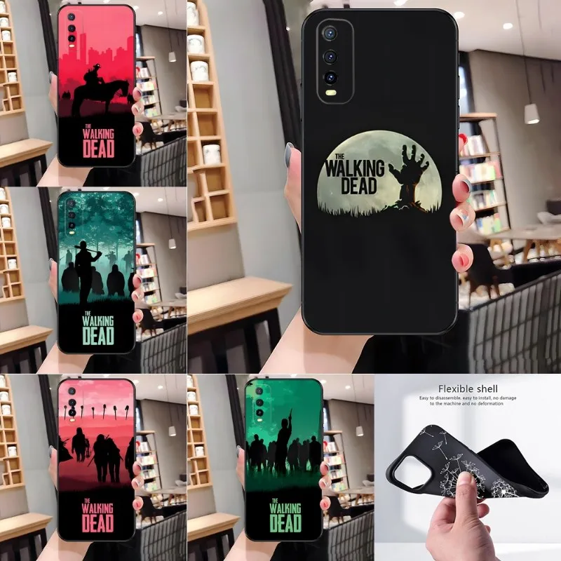 

The Walking Dead Phone Case For VIVO Y31 V21e V23 Y31s Y73 X60 X70 X80 Y33s Y21 Y76 Y15s T1 IQOO 9 U5 U5x Pro ProPlus Cover