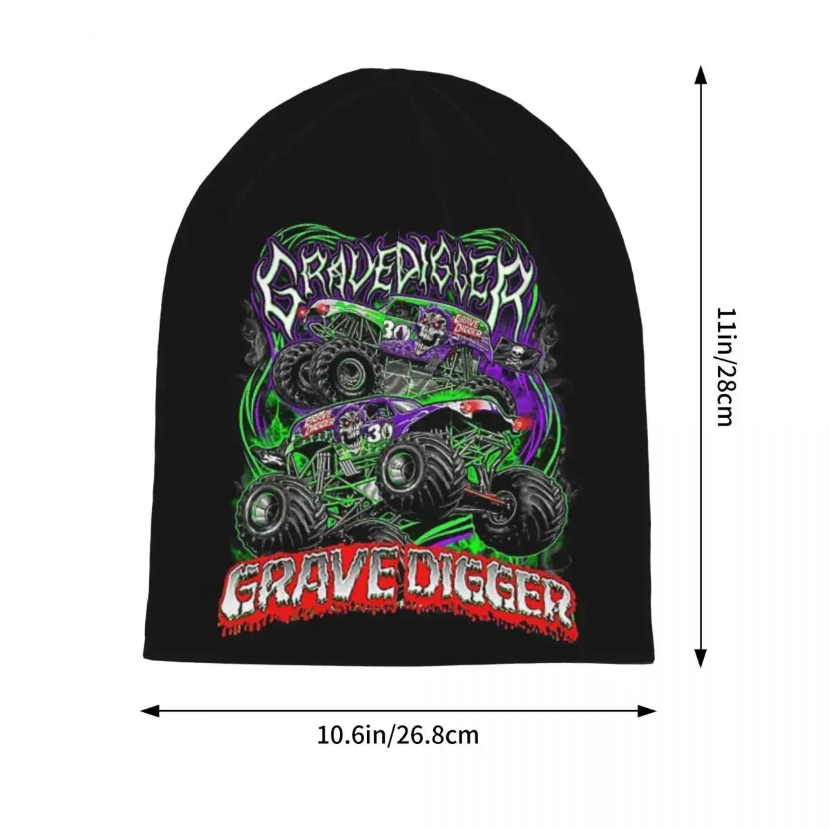 Классические шапки унисекс с рисунком монстра и джема вязаные шапка теплая в