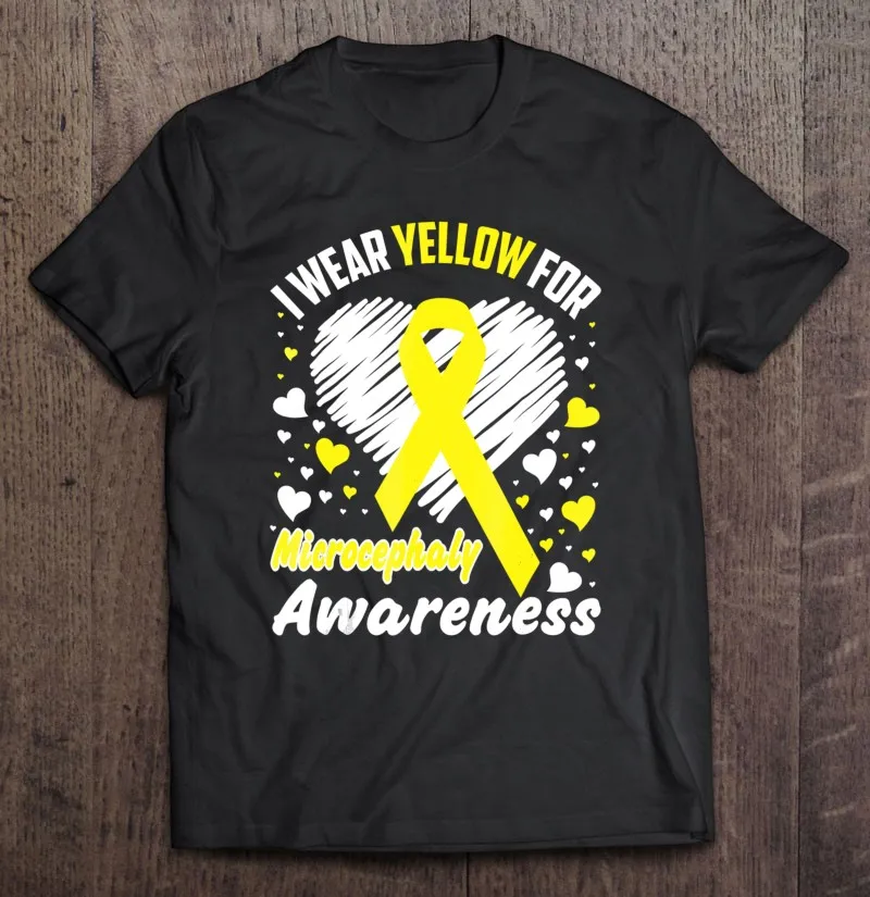 

Я ношу желтую для микроцефалии, осведомленная футболка размера d, рубашка, мужские футболки, мужская футболка, Мужская футболка, большие раз...