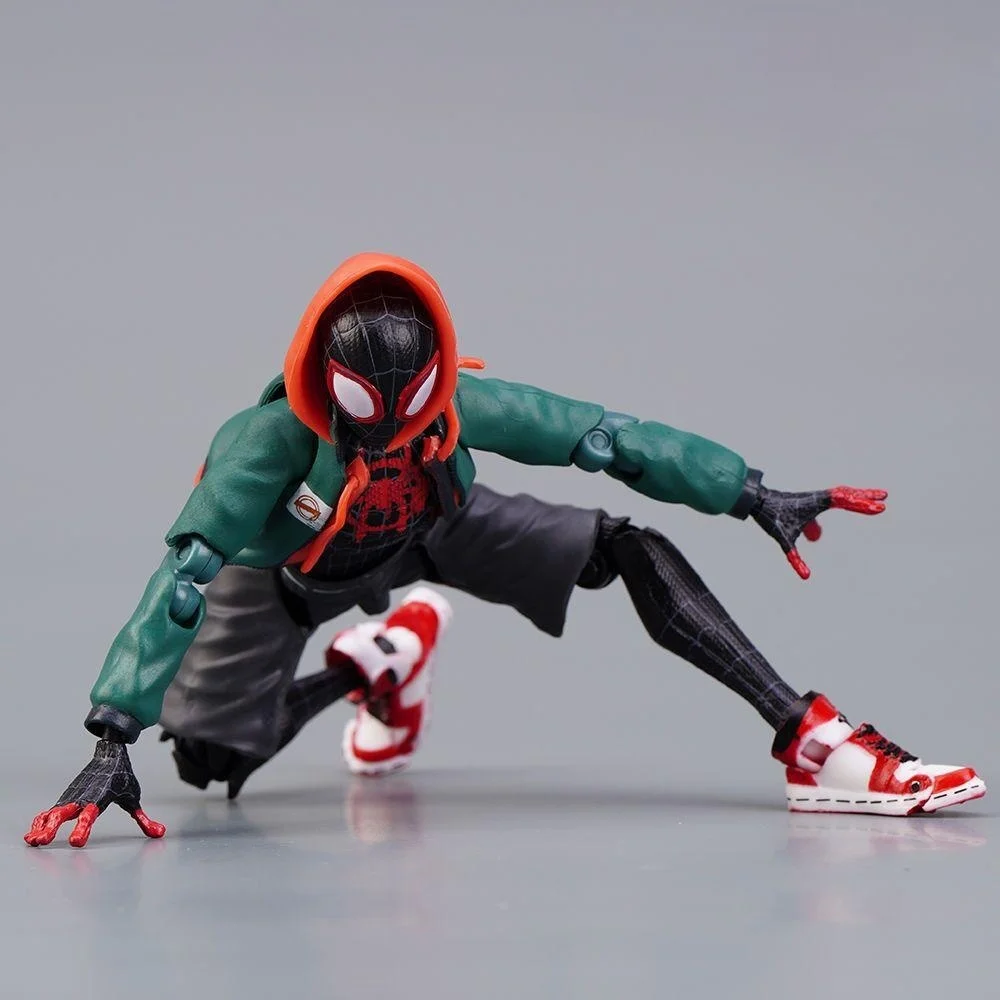 

Marvel Miles Morales Sentinel Action Spider-Man Figure Model Into The Spider Verse Peter Miles Action Joint Movable Figurine Toy