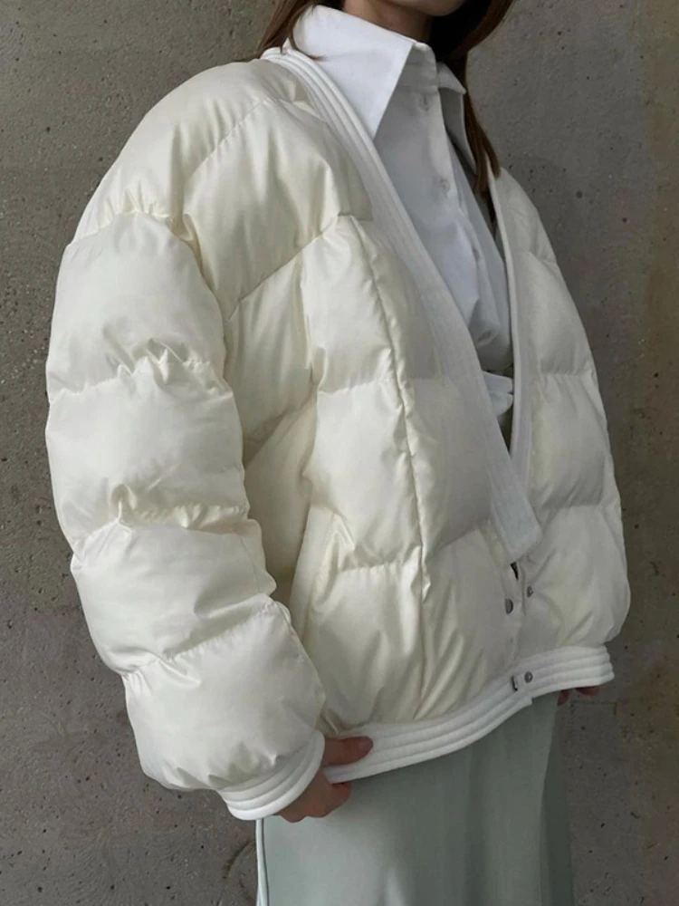 WeiYao 2022 Harajuku Womens Warm Thicken Fashion Coat Autumn Winter Casual Jacket Female y2k Streetwear Hip Hop Coat Woman