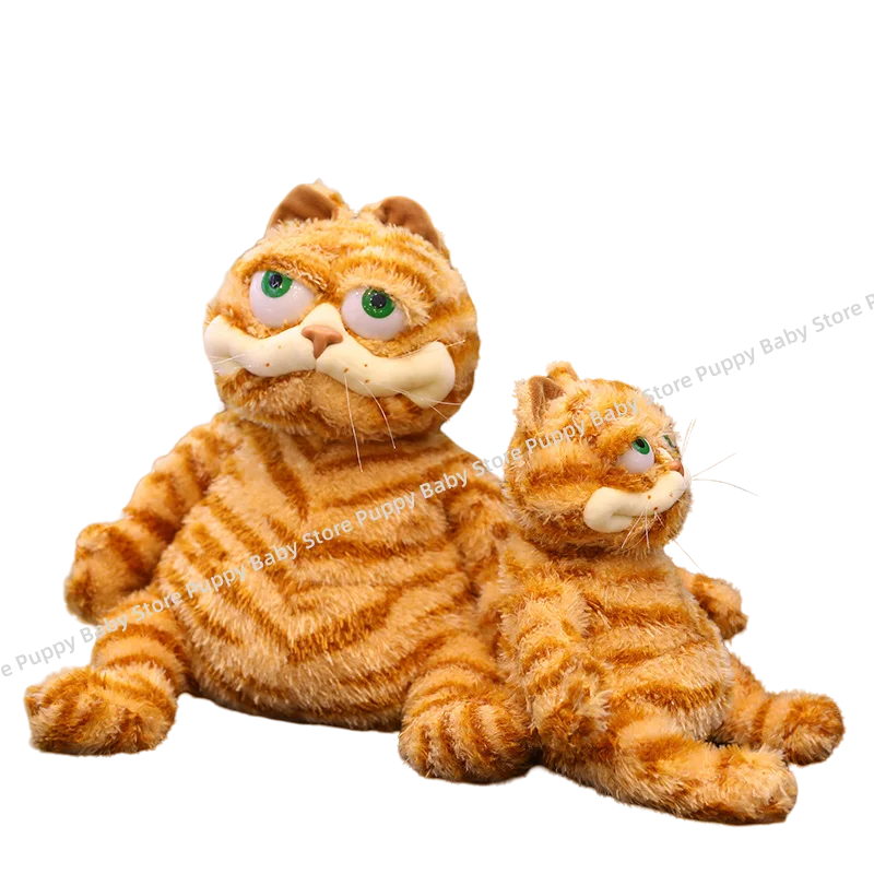 

Angry Fat Cat Orange Cute Plush Toys Anime Simulated 30/45cm Cartoon Baby Sofa Decor Hot Sell Children Birthday Gift Soft Doll