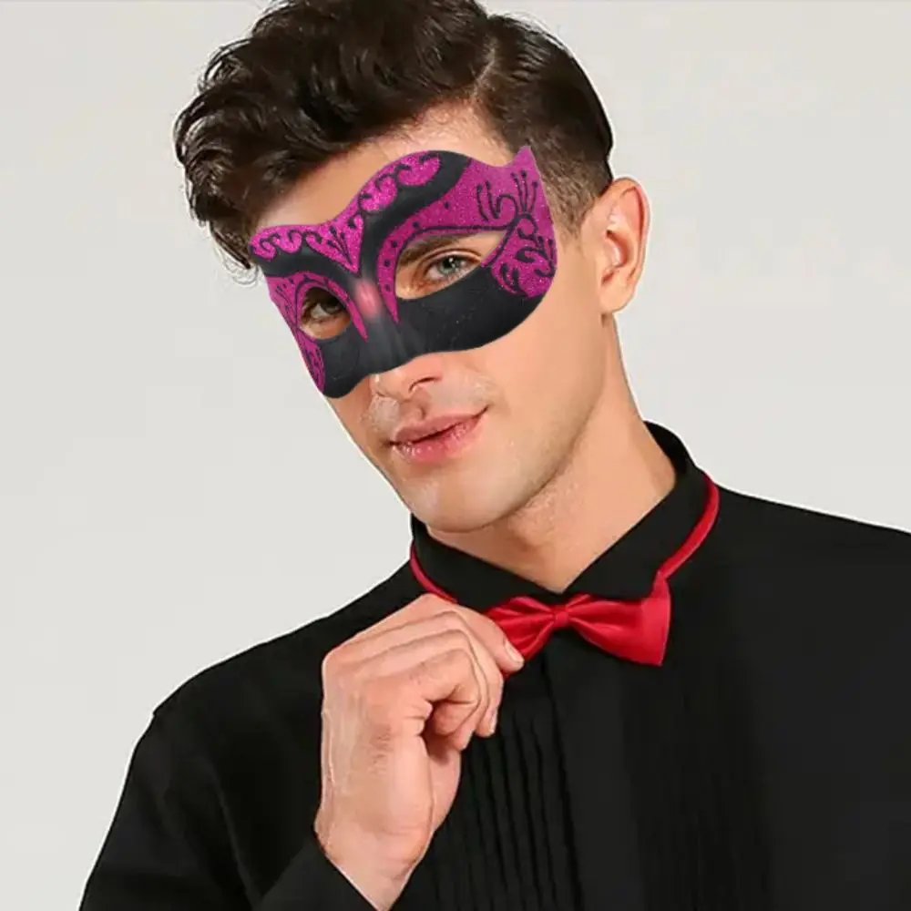 elska maska na twarz maski Halloween Masquerade Cosplay kostium karnawałowy rekwizyty brokatowa fantomująca tancerz rekwizyt fotograficzny