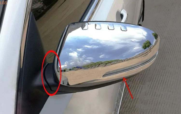 

Высококачественная хромированная крышка для зеркала заднего вида из АБС-пластика для Kia K5 2011-2017, защита от царапин, украшение, автомобильные аксессуары Z