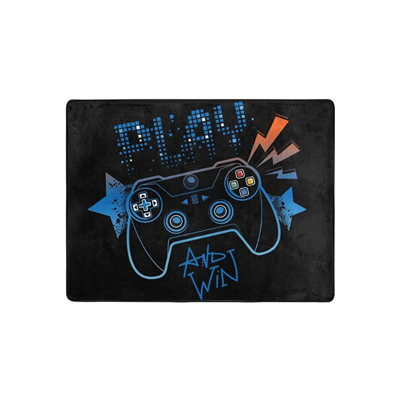 Фланелевой коврик в черно-белую полоску противоскользящие коврики для входной