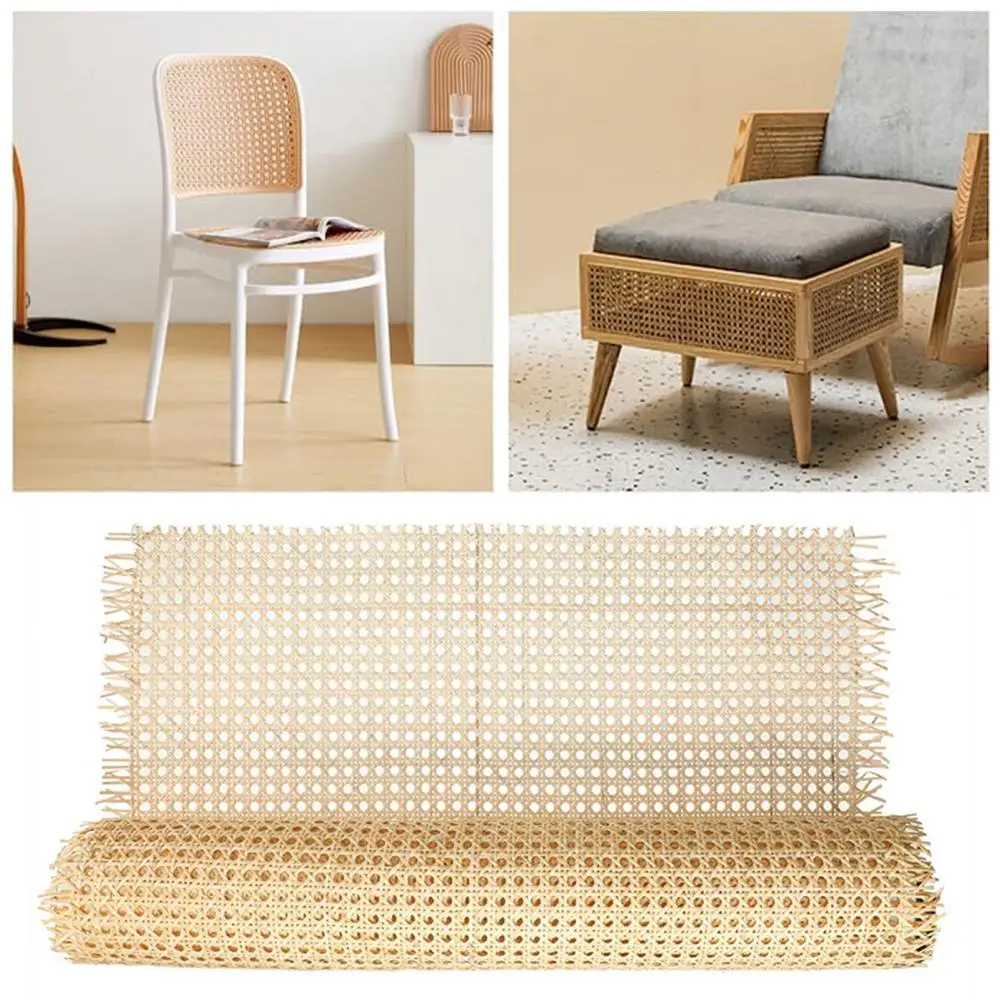 

1 Roll Imitation-Rattan Net Burr Free Sturdy Caning Projects Making Rattan-Webbing Ribbon for Home