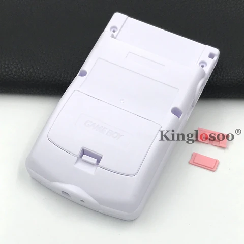 Стеклянный полноэкранный чехол с линзой цветущего вишневого цвета, чехол, чехол для игровой консоли Nintendo Game Boy Color GBC, сменные корпуса