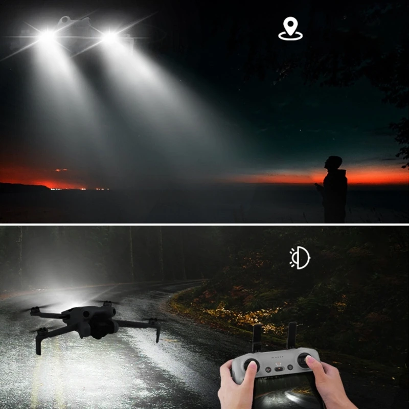 Светодиодные стробоскопы DXAB высокой видимости для дронов Avata 2 4K красочные