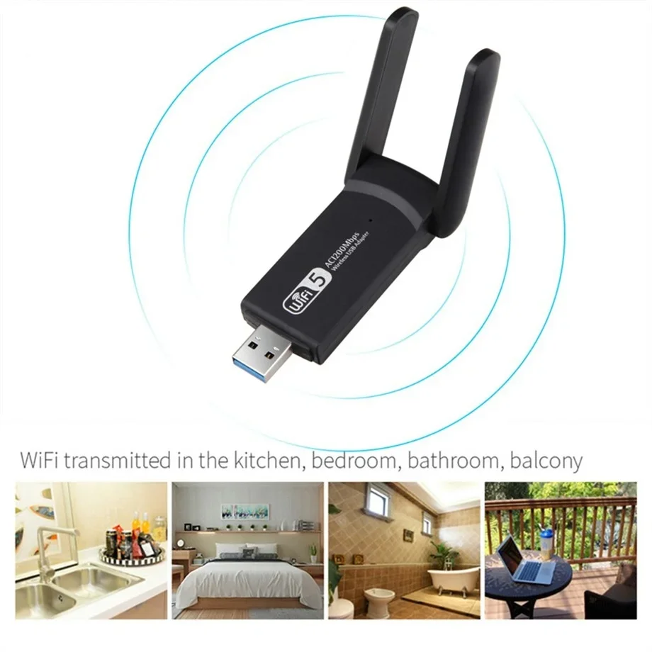 Рисунок 6 - Беспроводной USB Wi-Fi адаптер 802.11AC RTL8812BU