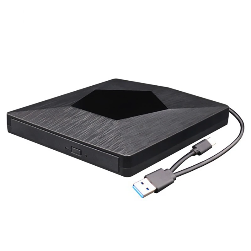 Могильник DVD Externe Ultra Mince USB 3.0 и Lecter de Grave CD Type C для Mac Os Windows XP / 7/8/10