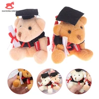 graduation ceremony bear doll decoration for commencement adorable graduates gifts cute stuffed animal bear toys with black cap