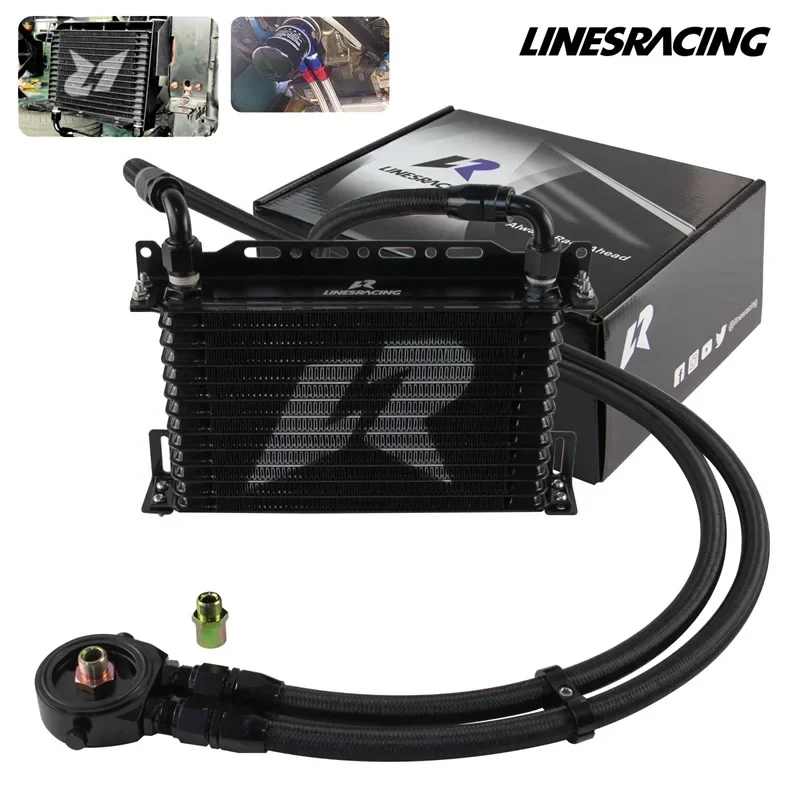 13-рядный масляный радиатор AN10 с кронштейном + 3/4 &quot-16UNF M20 * 1 5 и 1/8&quot NPT комплект