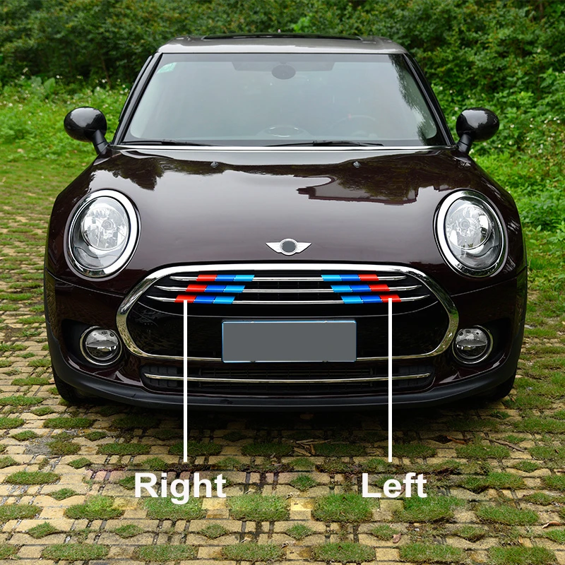 

Наклейки на решетку радиатора для автомобиля, для MINI меди, F54, F55, F56, F57, F60, R60, R61, 3 цвета