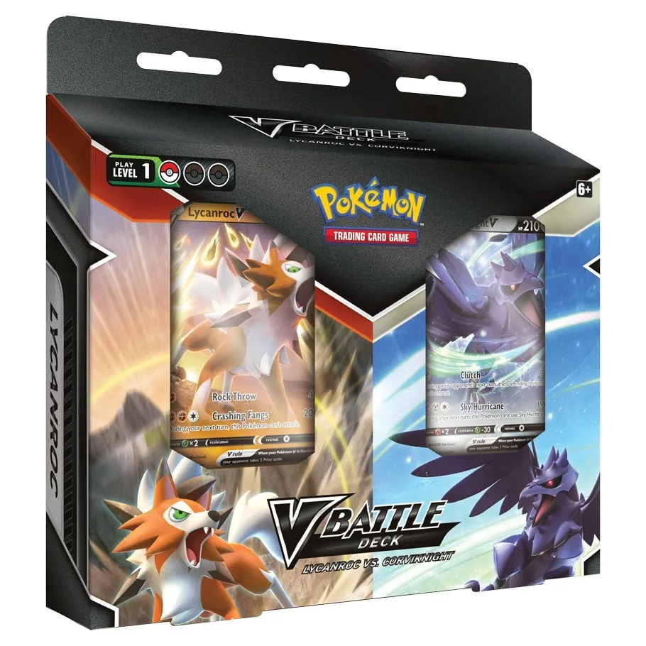 Новый Покемон Ptcg, английская карточка Lycanroc Corviknight Rayquaza, карточка для групповой подготовки, подарок на день рождения Acg, аниме периферийный