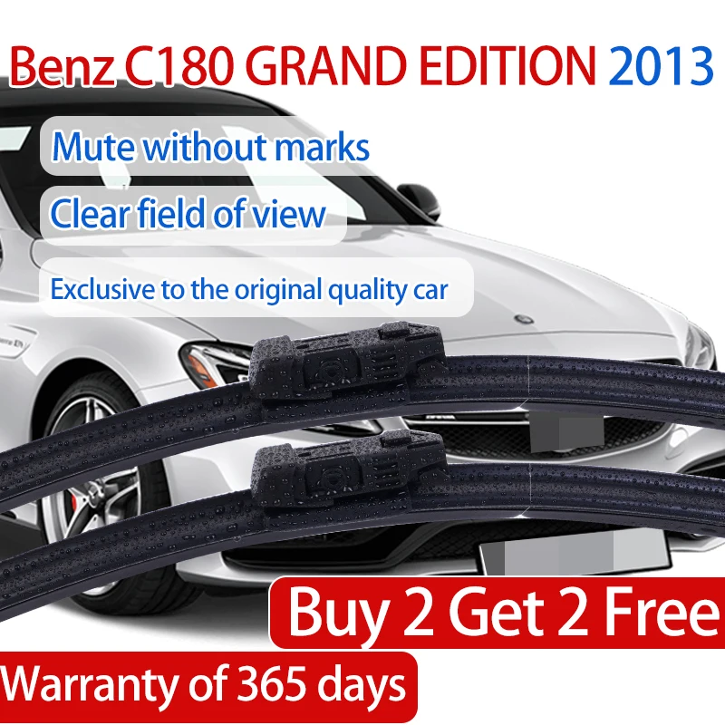

ShangKeWen Boneless Silicone Windshield Wiper Blade For Benz C180 GRAND EDITION Universal Rubber Wiper Mercedes-Benz Accessories