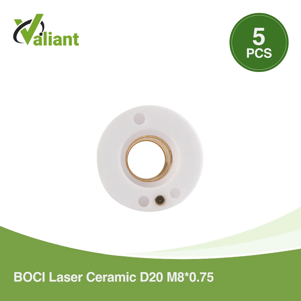 Фото 5 шт. керамических колец BOCI Laser D20 M8*0.75 DY.C.A0004AA, запчасти для лазерного оборудования для 3D-резательной головки BOCI №5
