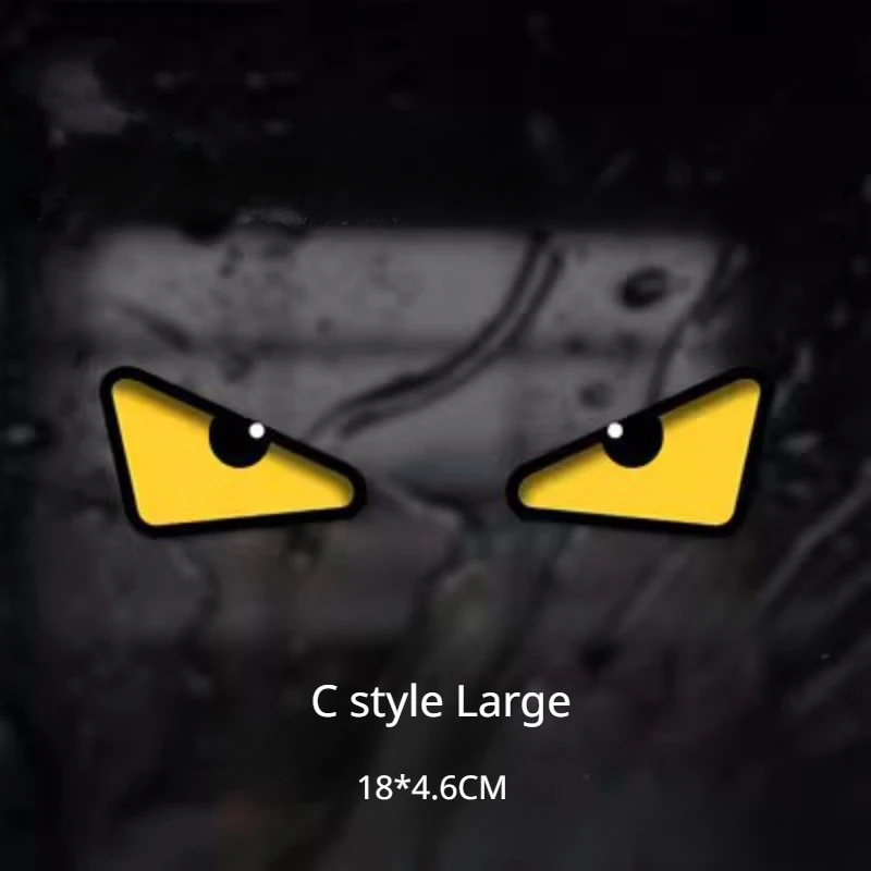 

Светоотражающие наклейки для мотоцикла, наклейки «Глаз дьявола», шлем для скутера, окна автомобиля, нашивки для царапин на багажник, водонепроницаемые