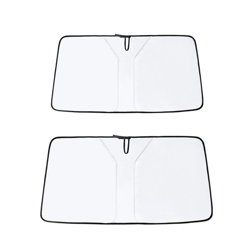 

Солнцезащитный козырек для лобового стекла, складные автомобильные солнцезащитные очки, обогревающая крышка 53,5 ''x 25,5''/55,9 ''x 31,5''