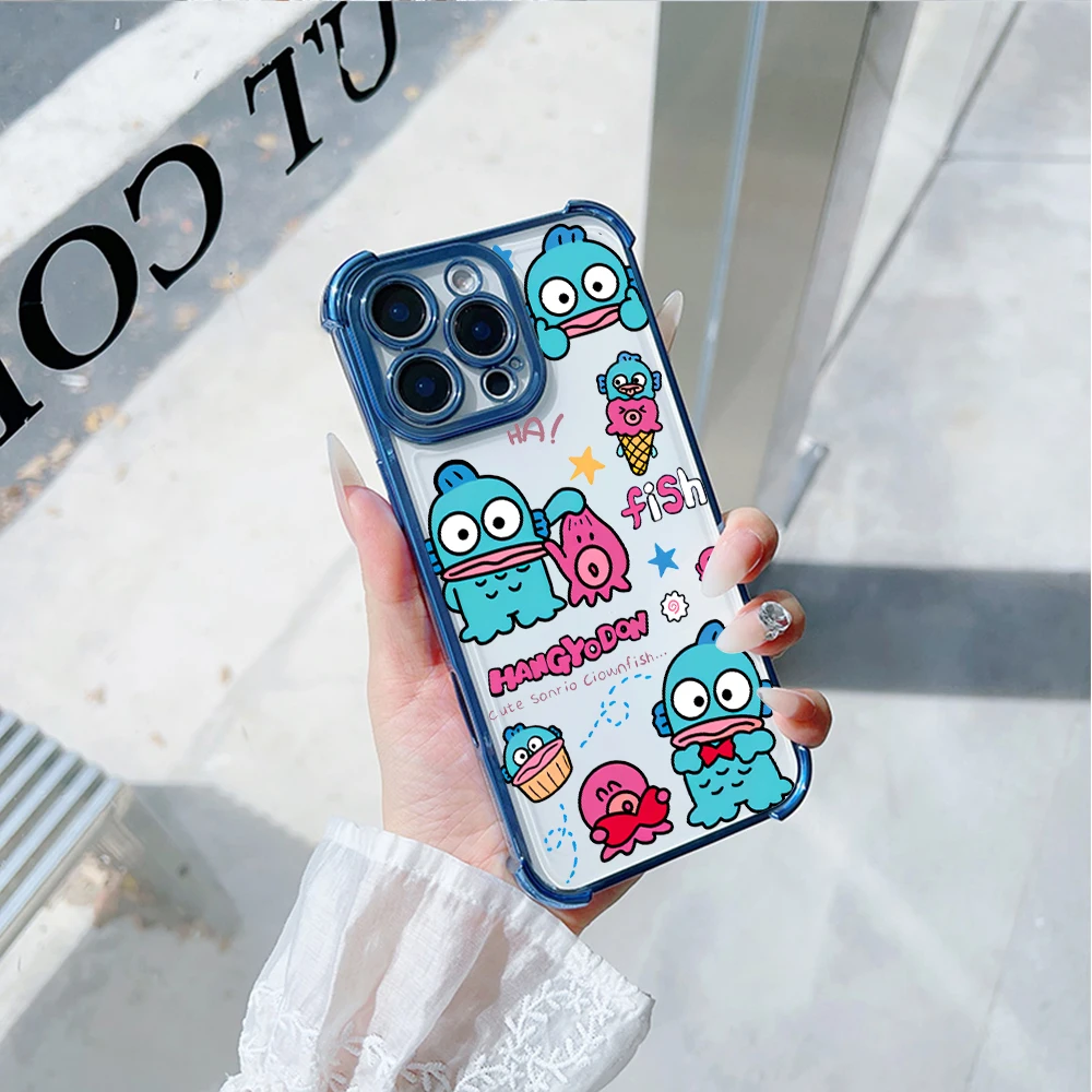 Чехол для телефона Samsung S23 S24 S25 A54 A55 ULTRA PLUS MINISO милый H-Hangyodon FE гальванический