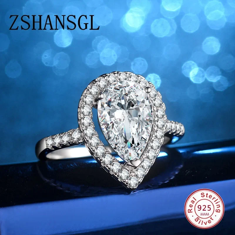 Серебряные кольца ZSHANSGL с цирконом