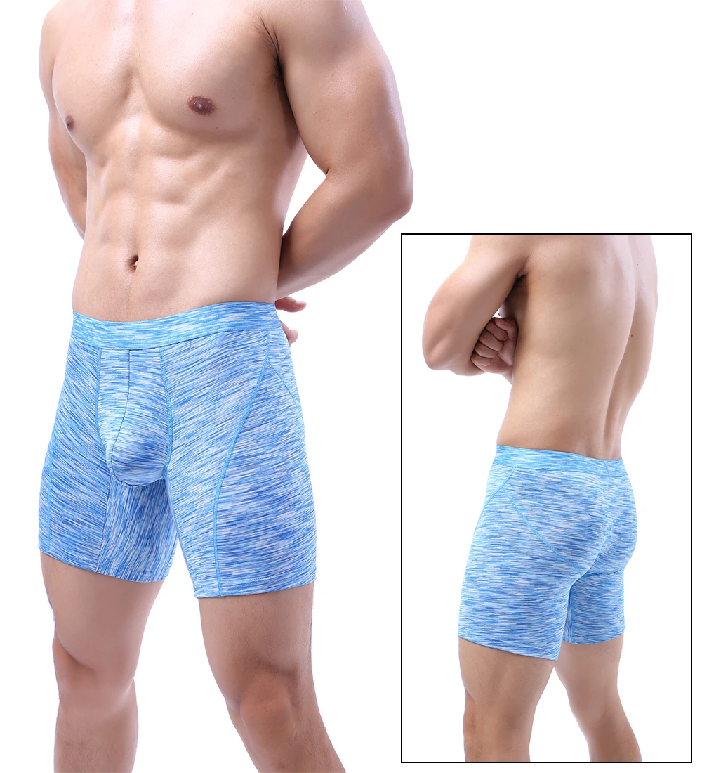 6 Pcs Men's Pouch Underwear Performance No Ride Up Boxer Briefs