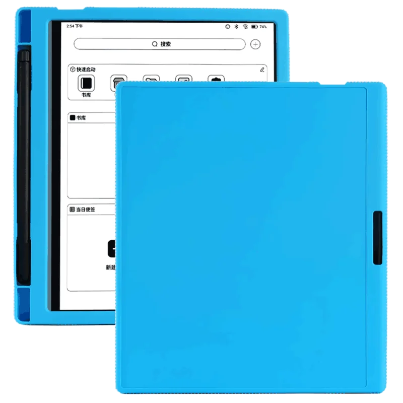

Slim Silicon Cover for Onyx Boox Tab Mini C / 8 Case Pencil Holder 7.8" eBook Soft Back Shell For Boox Nova Air 2 / Nova Air C