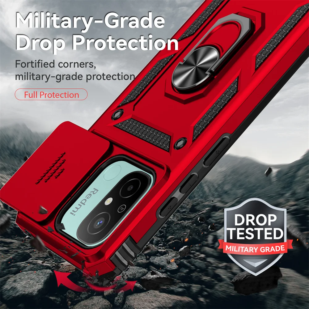 Для Xiaomi Redmi 11A Fusion Ring Armor чехол для телефона 11 A полный защитный от падения