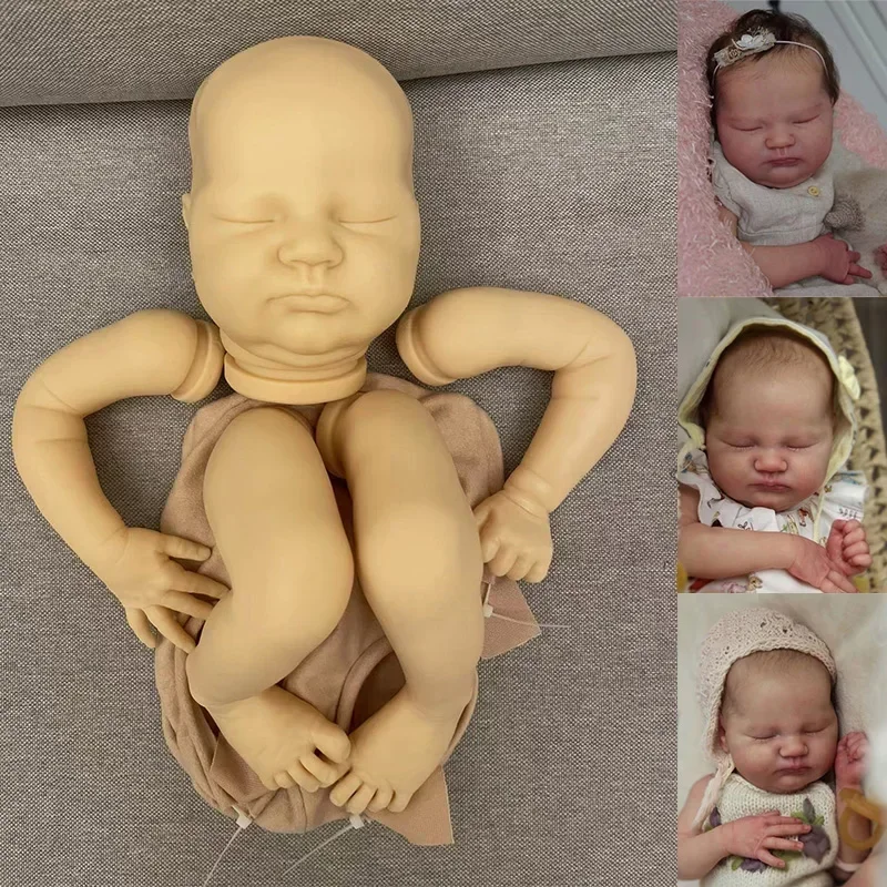 18 дюймов 45 см Bebe Reborn Quinlyn мягкие виниловые куклы аксессуары Diy игрушки части