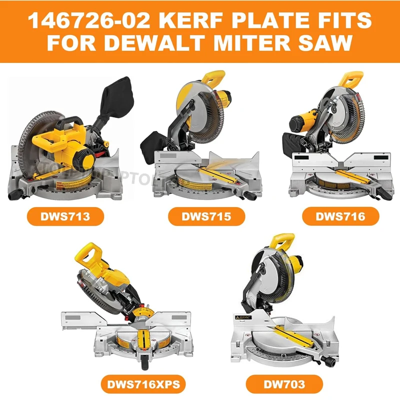 2шт 14672602 Запасные части для торцовочной пилы сменная пластина Dewalt DWS715 DWS716 DWS716XPS 3660