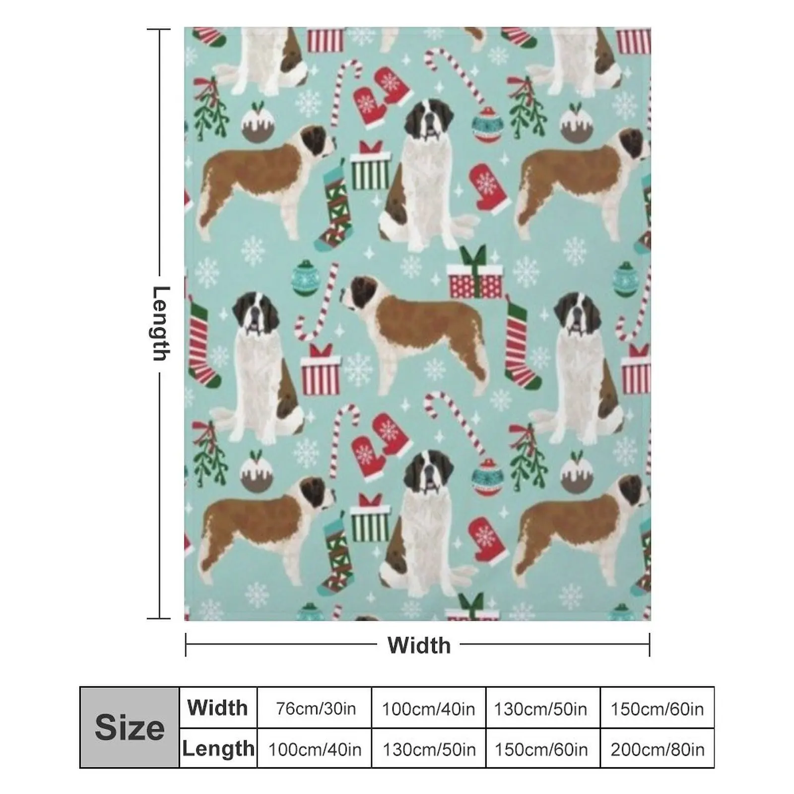 SAINT BERNARD Throw Blanket Luxury Bed Decorative Beds anime Blankets