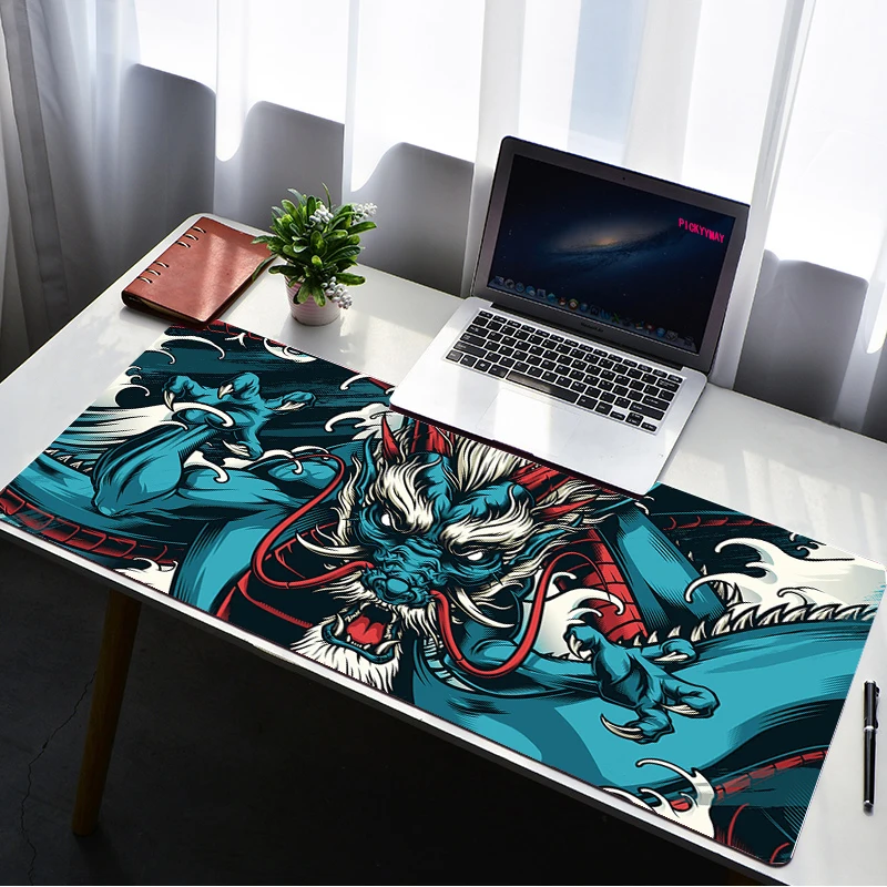 

Drangon Mouse Pad Gamer Large Lock Edge Soft Sakura Gaming Mousepad Mountain Non-slip Rubber Computer Desk Mat Pad Mausepad dota